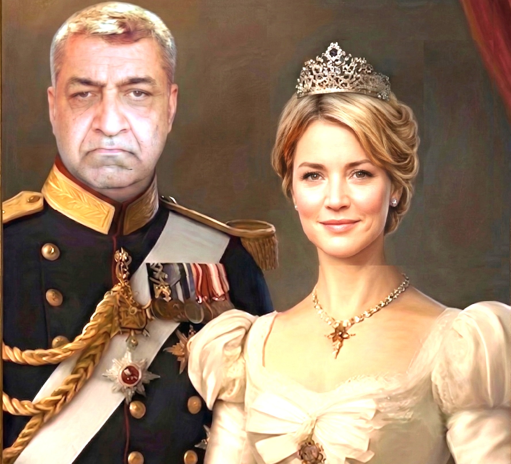 AI image with Virginie Efira