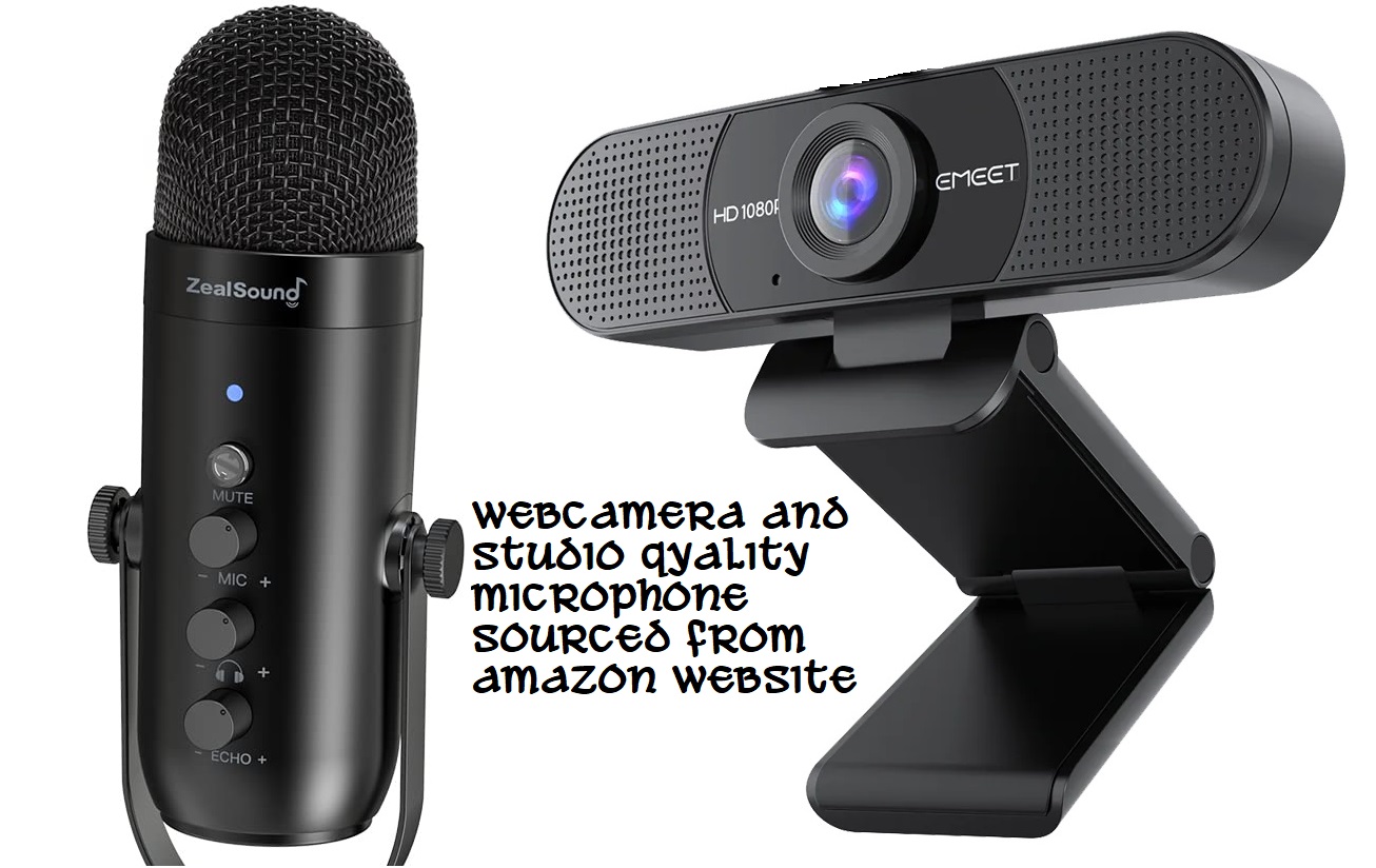 interview by webcam setup bought on amazon